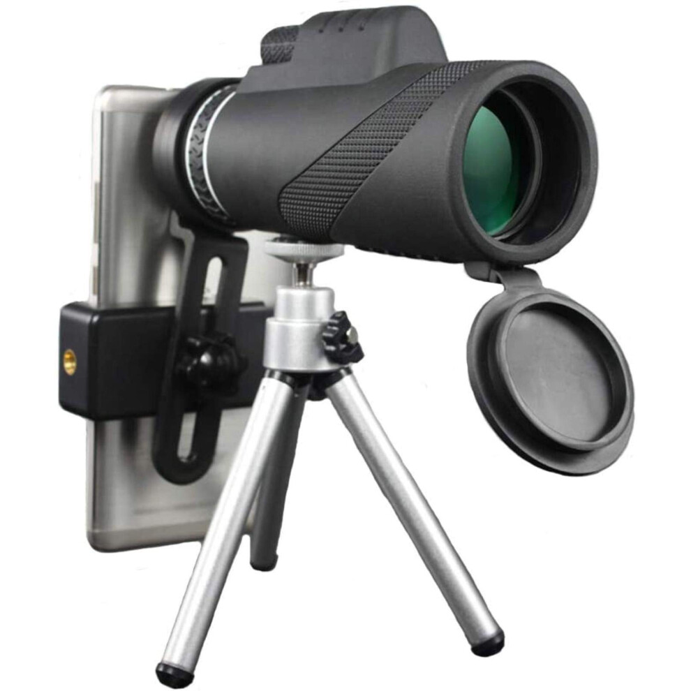 Monocular 10X40 Portable Telescope With Bak4 Prism, Smartphone Adapter And Tripod, Compact Power 9199774653305