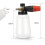 Handheld Foam Spray Bottle Plastic White Car Wash Compatible Multi Purpose Cleaning 2