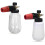 Handheld Foam Spray Bottle Plastic White Car Wash Compatible Multi Purpose Cleaning 4