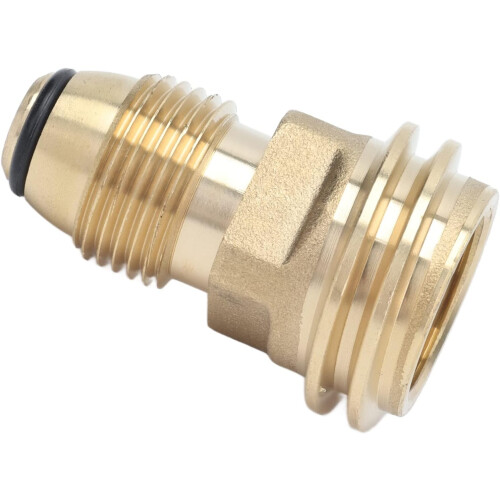 Propane Tank Adapter POL to QCC1 Converter Brass Fitting for Secure Quick Tool Connection 1