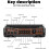 Multi-Function Retro Bluetooth Cassette Recorder with AM/FM Radio, Portable CD Tape Player, SD/USB Playback, Blue 4