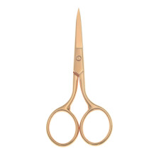 Professional Trimming Scissors, Durable Rustproof Stainless Steel, 3.9 Inch Facial Hair Scissors For Easy To Clean Grooming For Halloween Parties