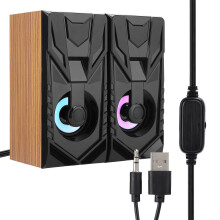 Enceinte compacte haute fidélité, enceinte portable au son cristallin compatible avec PC, ordinateurs portables et smartphones. Profitez d'un son