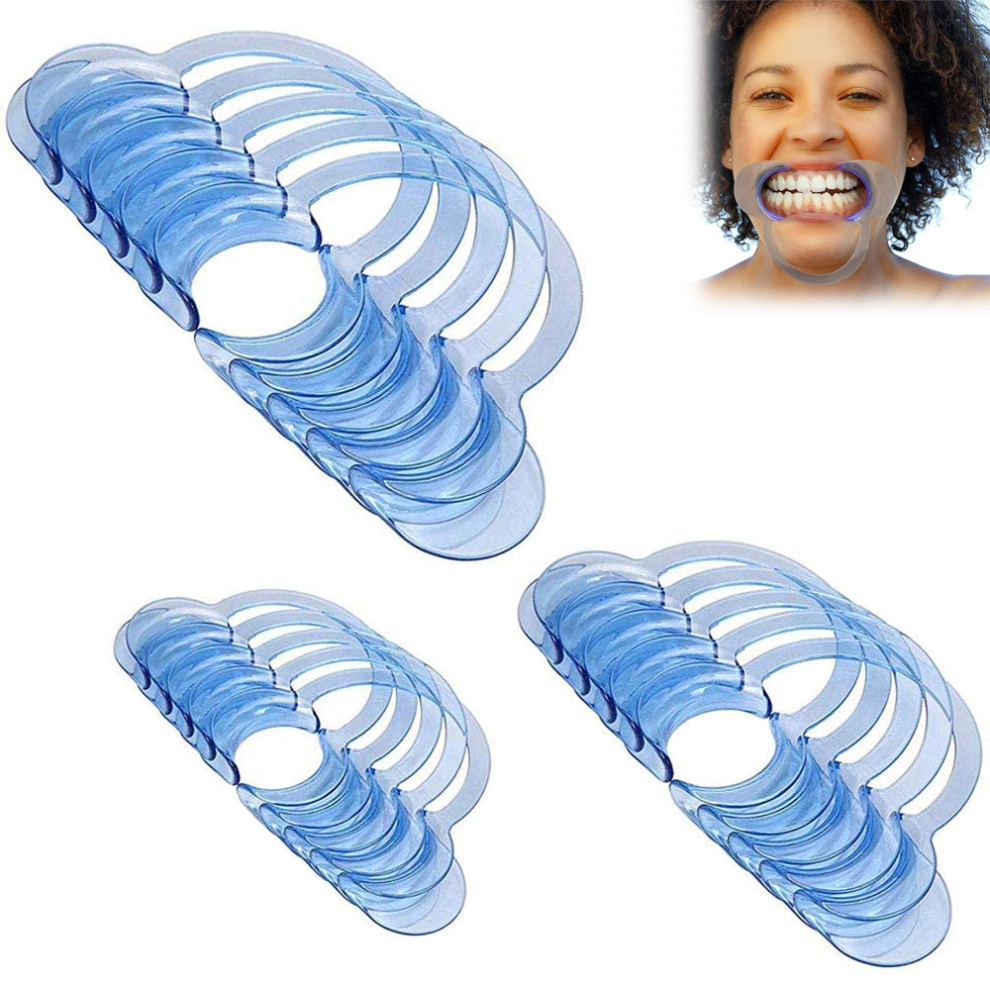Autoclavable Dental Retractor for Oral Examination, Flexible and Durable C-Shaped Mouth Opener for Teeth Whitening, Medical Grade Material Cheek Retr