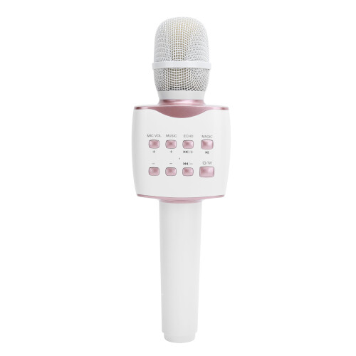 Ασύρματο μικρόφωνο καραόκε Bluetooth με λειτουργία ηχούς, ανθεκτικό υλικό από κράμα 1