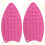 Ironing Pad 2Pack Thick HeatResistant NonStick Silicone Insulation Pad for Dining Table Pink 2