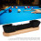 2Pcs Pool Table Brush Set Wooden Handle Billiard Cleaner 22.7cm 5