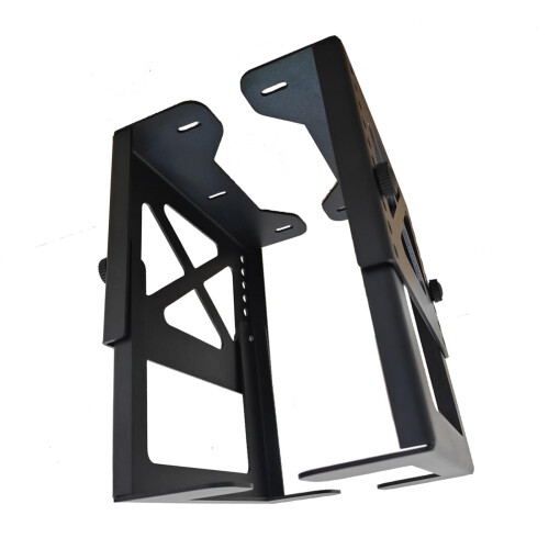Under Desk Shelf Concealed Docking Station Rack  Compact Adjustable PC Mount for Bedroom, Dorm, Home Office, Study Room