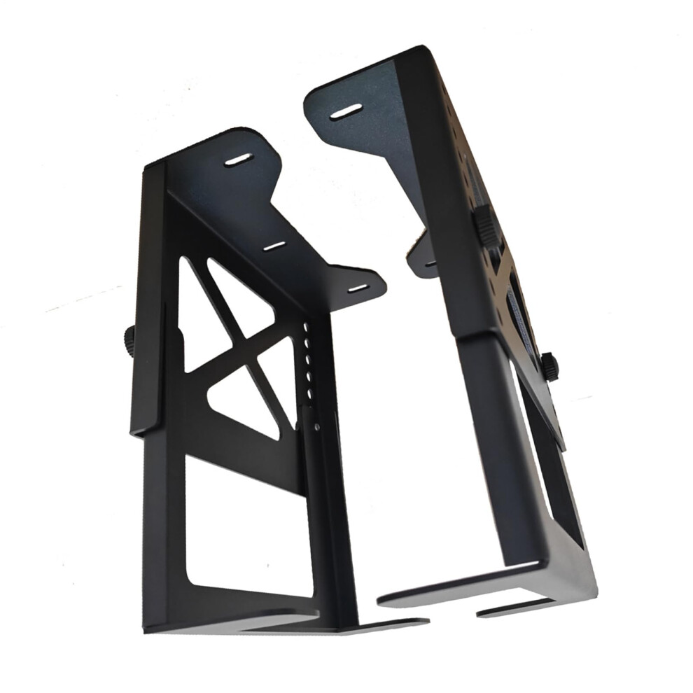 Under Desk Shelf Concealed Docking Station Rack Compact Adjustable Pc Mount For Bedroom, Dorm, Home Office, Study Room 9187378908754