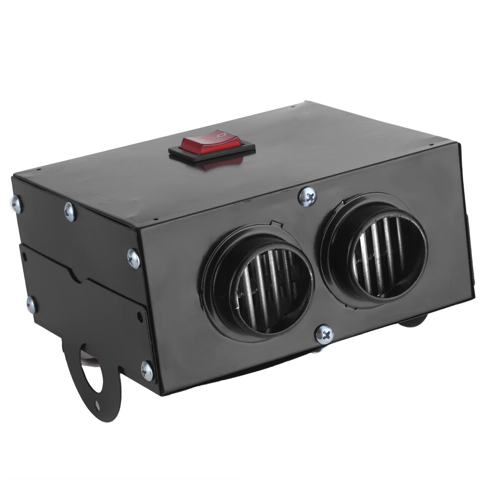 12V 400W-600W Car Heater Aluminum Alloy Windscreen Frost Remover Black 7891379532918