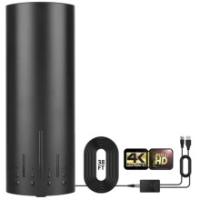 Antenne TVHD Numérique pour Téléviseurs Intelligents/Anciens, Amplificateur de Signal pour Chaînes Locales, Usage Intérieur, DTMB, ATSC, DVB-T2,