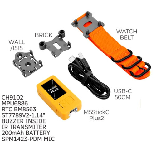 Per M5Stack M5StickC PLUS2 con Accessori per Orologi ESP32  Kit di Sviluppo IoT 1