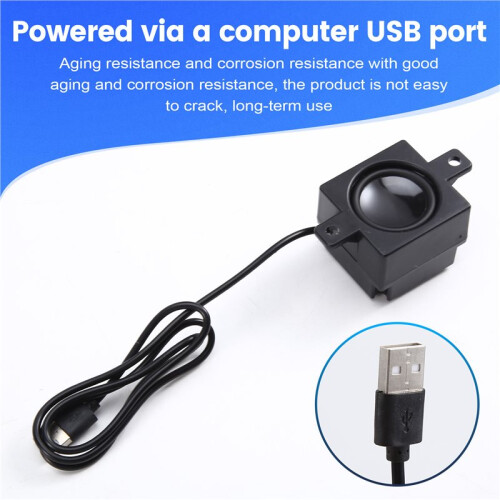 Altoparlante USB Subwoofer Altoparlante Esterno per Computer Portatile e Notebook 2