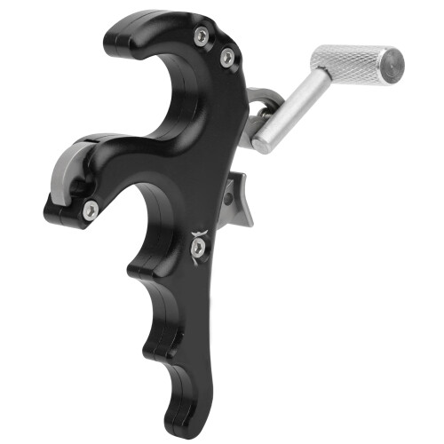 Metal Release Aid with Four Fingers Grip, Caliper Trigger, Black