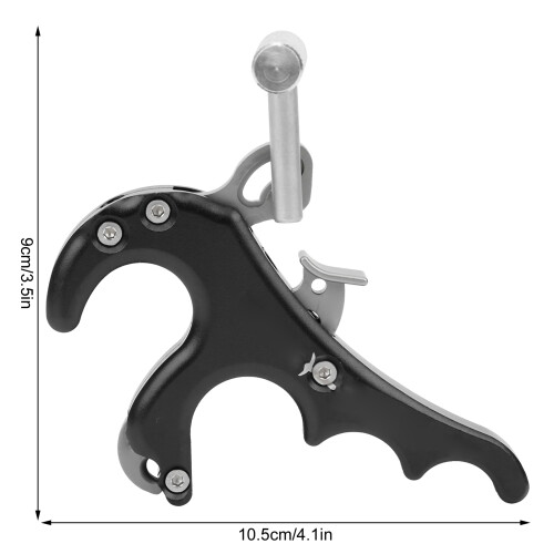 Metal Release Aid with Four Fingers Grip, Caliper Trigger, Black 2