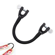 Ski Tip Connector For Children And Beginners Ski Training Aid, Easy Wedge, Portable Latex Elastic, Durable Black