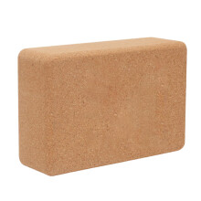 Cork Pilates Block Natural Cork Lightweight Non Slip For Stretching And Yoga Training