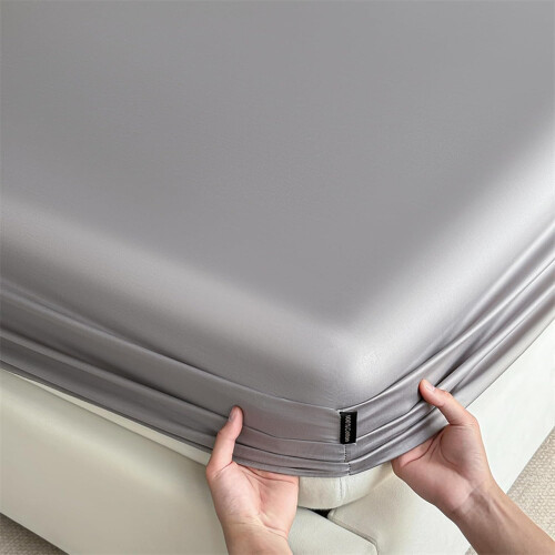 Fitted Bed Sheets 90x200 cm Extra Deep Pocket Durable Elastic Cotton Bedding 2