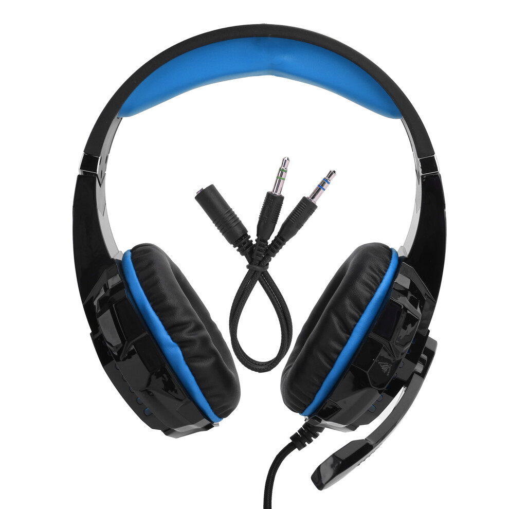 Professional Gaming Headset, Bass Surround With Noise Cancelling Mic, Led Lighted Earmuffs For Ps4 Xbox, Immersive Experience With 50Mm Speakers 9012494743241