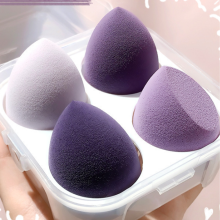 Éponges à maquillage réutilisables, durables et multicolores, applicatrices humides et sèches, en matériau sans latex, pour l'application du