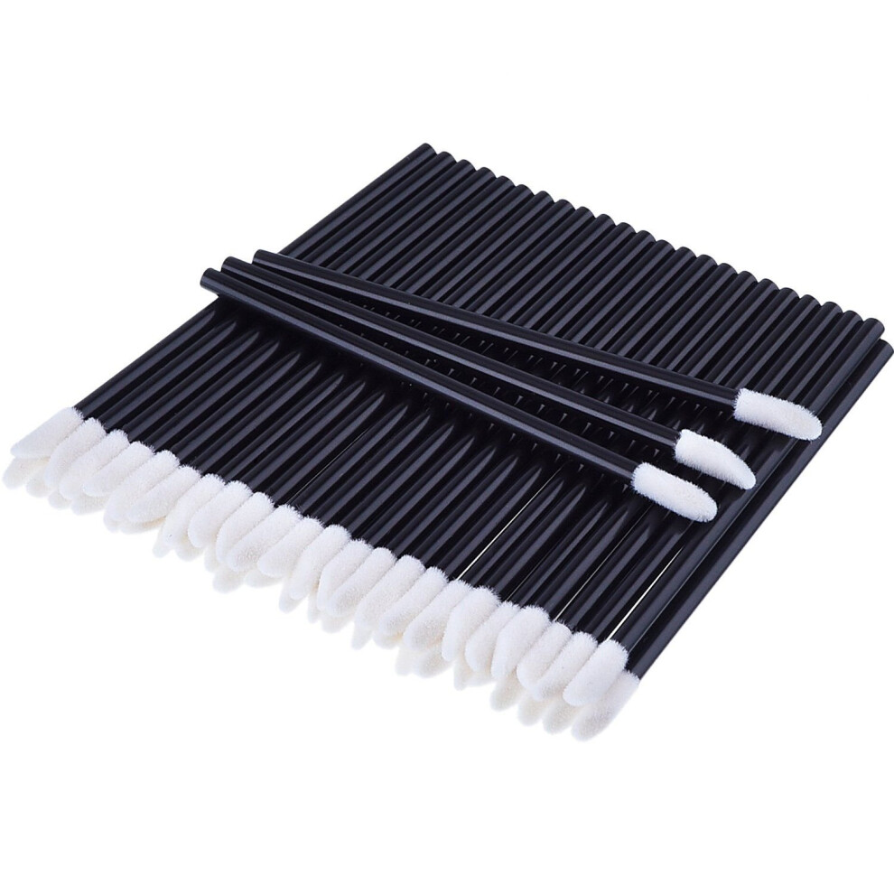 Eco-Friendly Makeup Revolution: 100Pcs Reusable Container For Disposable Lip Brushes, Lint-Free Applicators For Your Lip Artistry For Nightclubs
