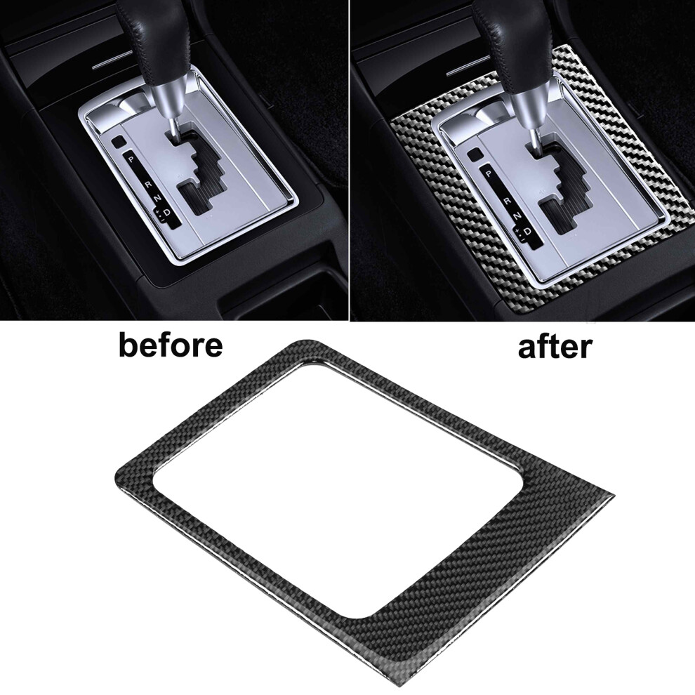 Carbon Fiber Gear Shift Panel Cover For Mitsubishi Lancer 2008Â2016 4641379534961