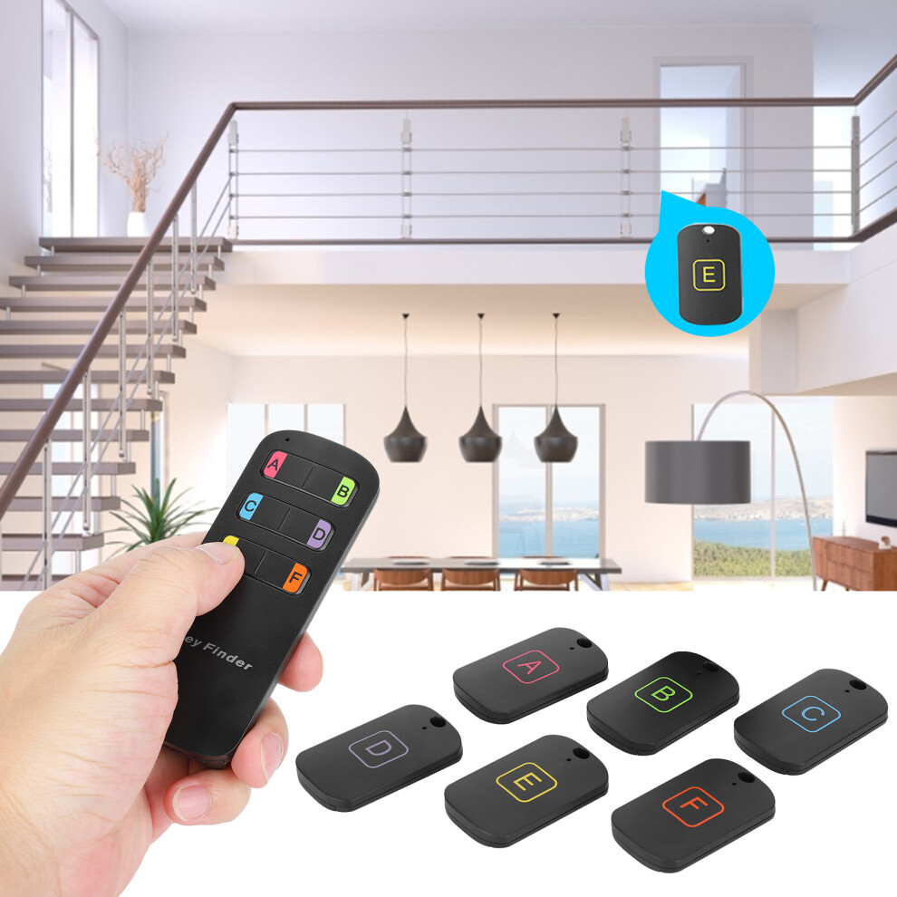 Wireless Key Finder Alarm Locator 6Pcs Remote 15-30M 9321379535216