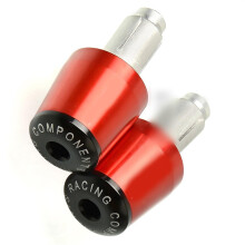 Handlebar Grips 7/8 Inch 22mm Red Cap Bar Ends Gear Balanced Plug Slider Fittings for CBF600/CBF600SA 20062013
