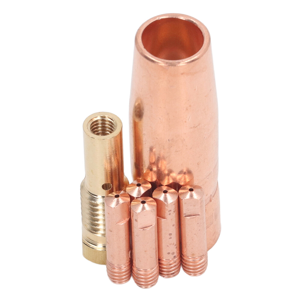 Flux Core Mig Welding Gun Tip Kit 0.9Mm Brass For Century Fc90 80Gl 5031376308532