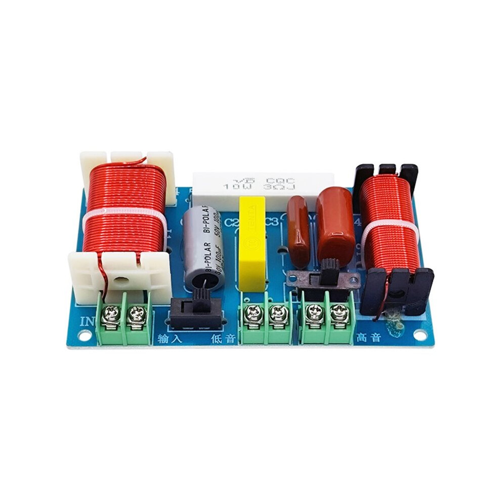 2-Way 250W Speaker Audio Frequency Divider 2500-3000Hz Hifi Crossover Speaker Filter Module Circuit Home Sound Theater 6034057299760