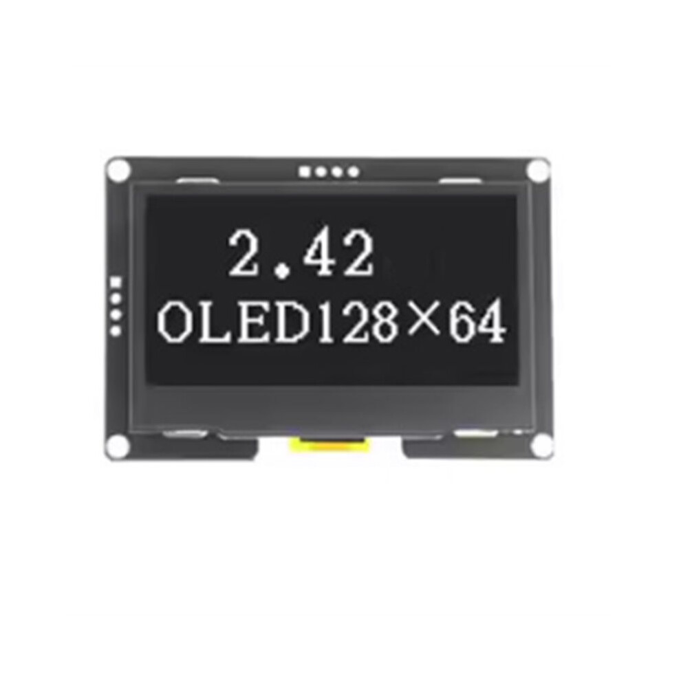 2.42-Inch High-Contrast Oled Display Module - 128X64 Resolution,For I2c/Spi Interface, White 6034191378475