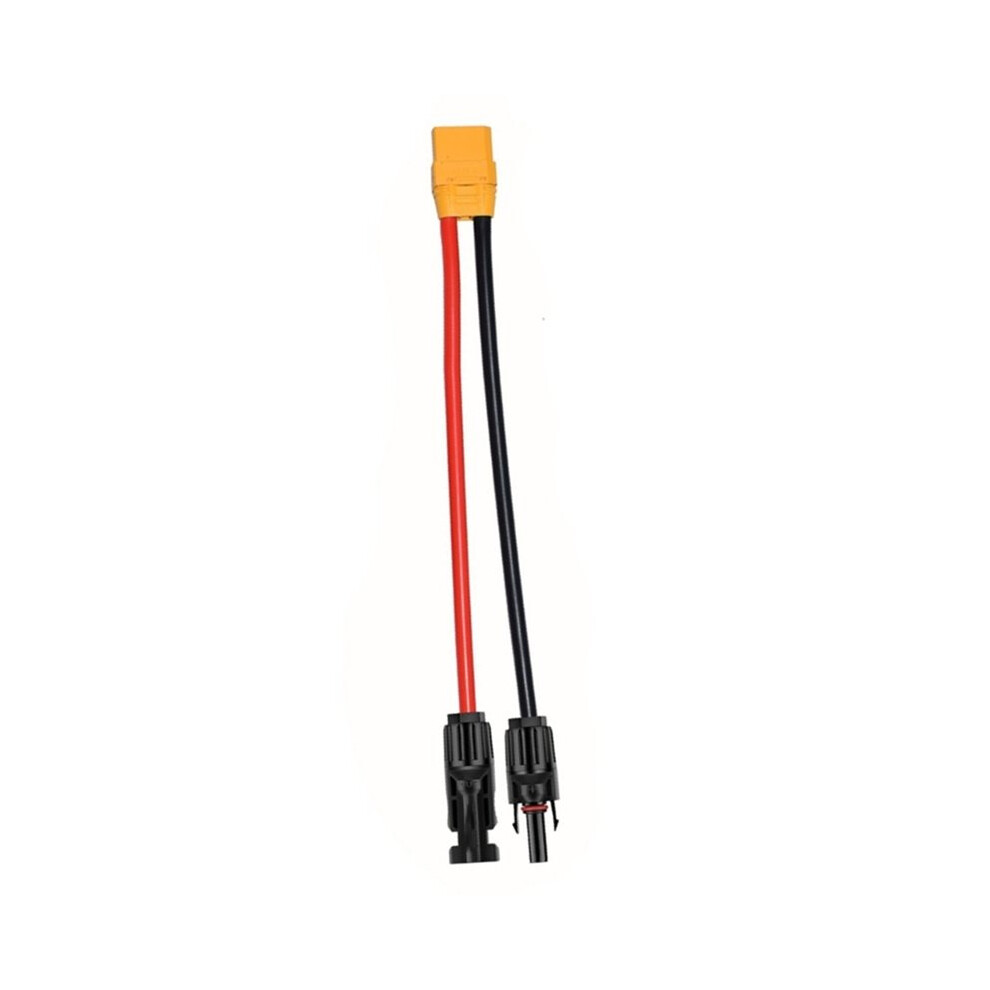 Solar Panel Connectors To Xt90 Male Adapter Cable Extension Cable Adapter For Power Stations 10Awg Wire 2M 6031815793478