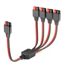 45A Andrson 1 to 4 Connection Lines Y-Type 1 to 4 Power Cord Outdoor Solar Battery Plug 14AWG Cable
