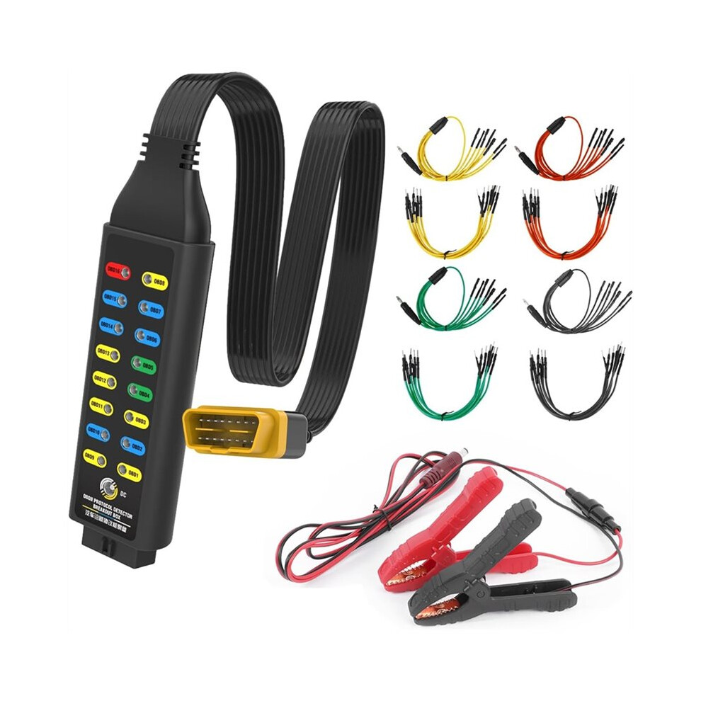 Obd Breakout Box Obdii Protocol Detector For Professional Automotive Diagnostics For Monitoring Communication Grounds 6034197793449