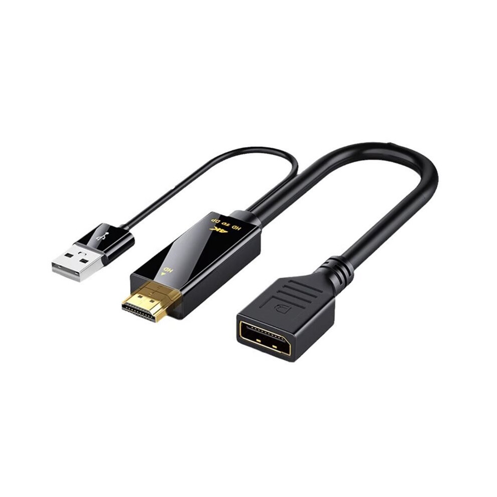4K -Compatible To Dp Converter Cable Hdtv Male To Dp Female Adapter Conversion For Laptop Monitor Female 6031269423594