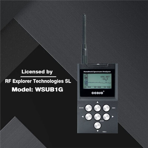 CCDSO Handheld Spectrum Analyzer RF Explorer Digital Spectrum Analyzer for Wireless Microphone Walkie-Talkie Speaker Test 2