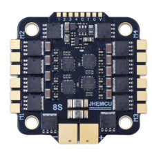 JHEMCU CF30F405 8S Stack Flight Controller ICM42688P 16M Black Box with Ruibet 80A 4-in-1 ESC(AM32) 3-8S Lipo for RC FPV Drone