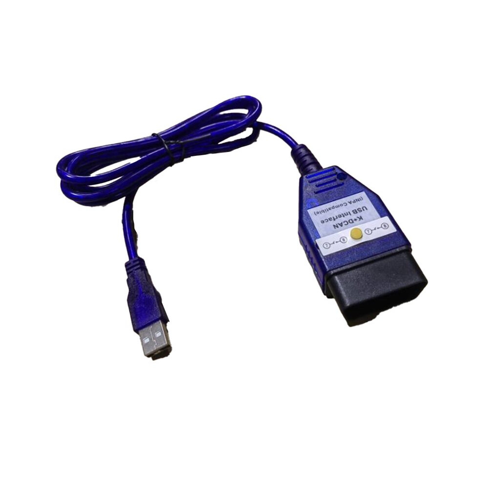 Obd 2 Usb Cables For Inpa For K+Dcan Usb Interface Diagnostic Tool For E46 K+Can K Can Ftdi Ft232 Chip Scanner 6031637835660