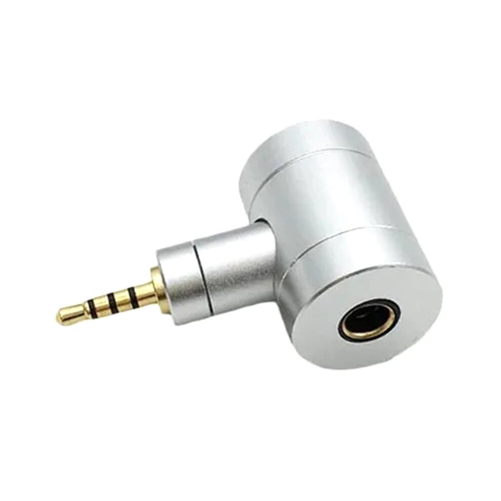 Hifi Angle4.4 Balanced Earphone Adapter 4.4Mm Female To 2.5Mm 4Pole Male Plug Diy For Music Players Silver 6034197798192