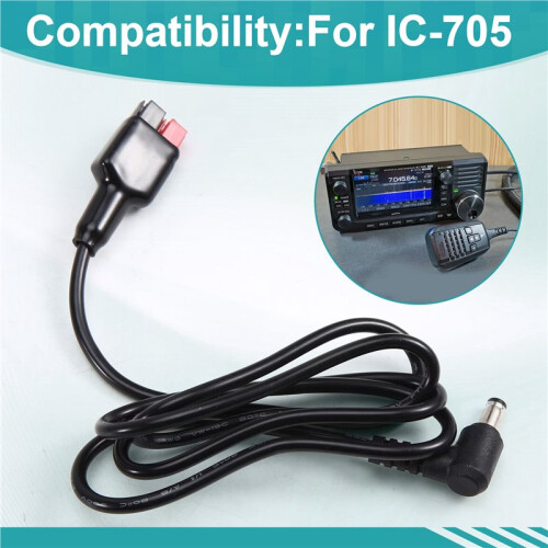 For  IC-705 Portable Short Wave Radio Power    Conversion Plug  Power Cable 2