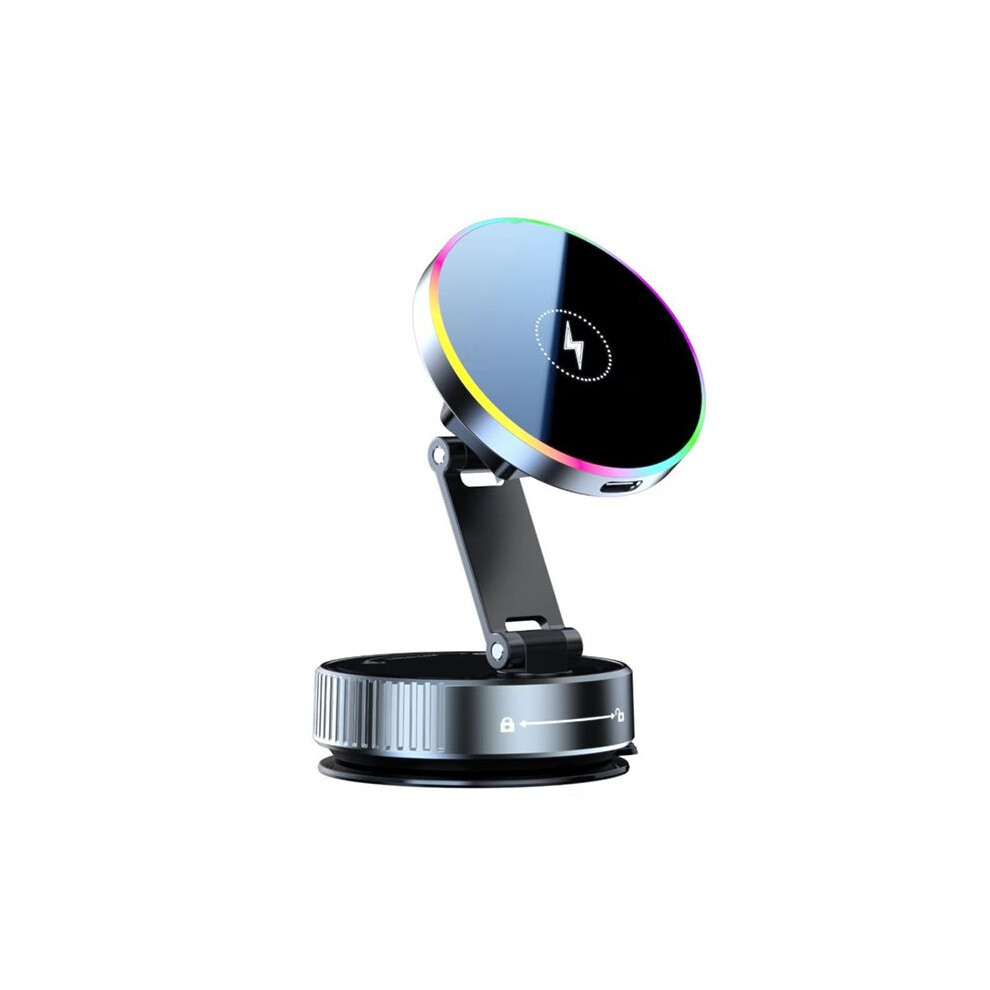 15W Car Charger Vacuum Magnetic Phone Holders For Your Car Suction Cup Phone Mount 360 Adjustable Phone Mount 6033581114518