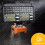 Led Light for  20V 4-Pin Battery 8 Inch USB Spotlight Outdoor Work Fish Work Light Handheld Emergency Tool Lamp 3