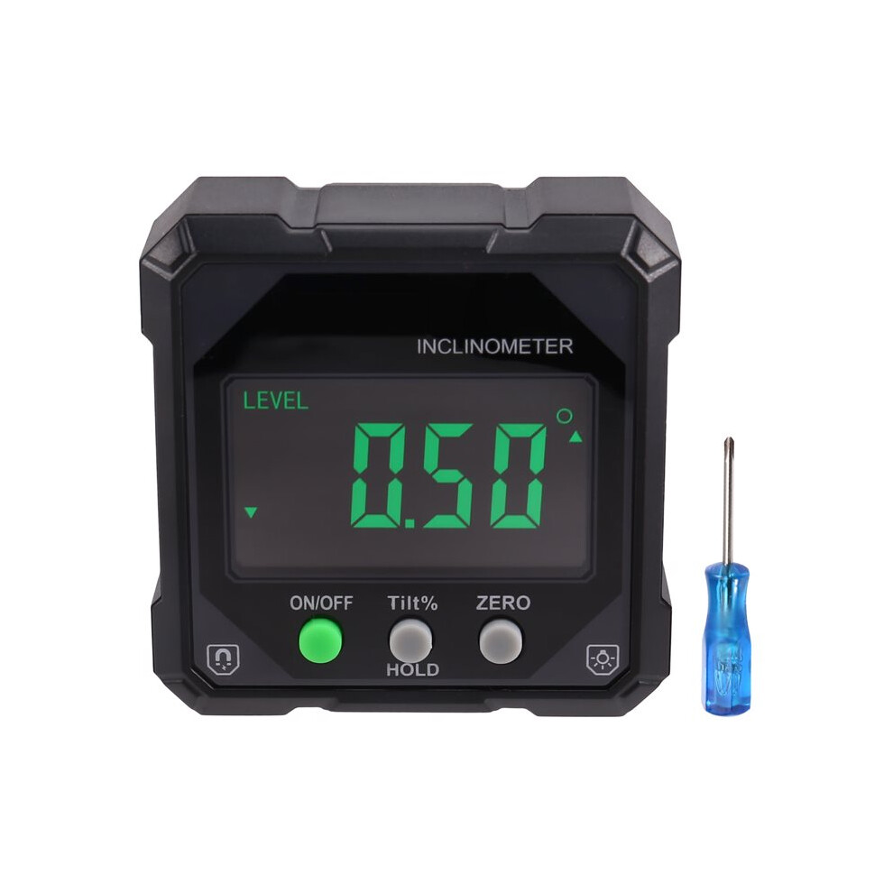 Magnetic Digital Angle Finder With Electronic Laser Gauge Ruler 360 Lcd Electronic Protractor 6034057288849