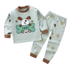 Boys Robes 612 Months 2Piece Sleepwear Set Long Sleeve Cartoon Tops And Pants Pajamas For Boys And Girls