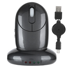 Draadloze gamingmuis met bediening voor zowel links- als rechtshandigen, verbeterde prestaties voor competitief gamen, plug-and-play installatie voor