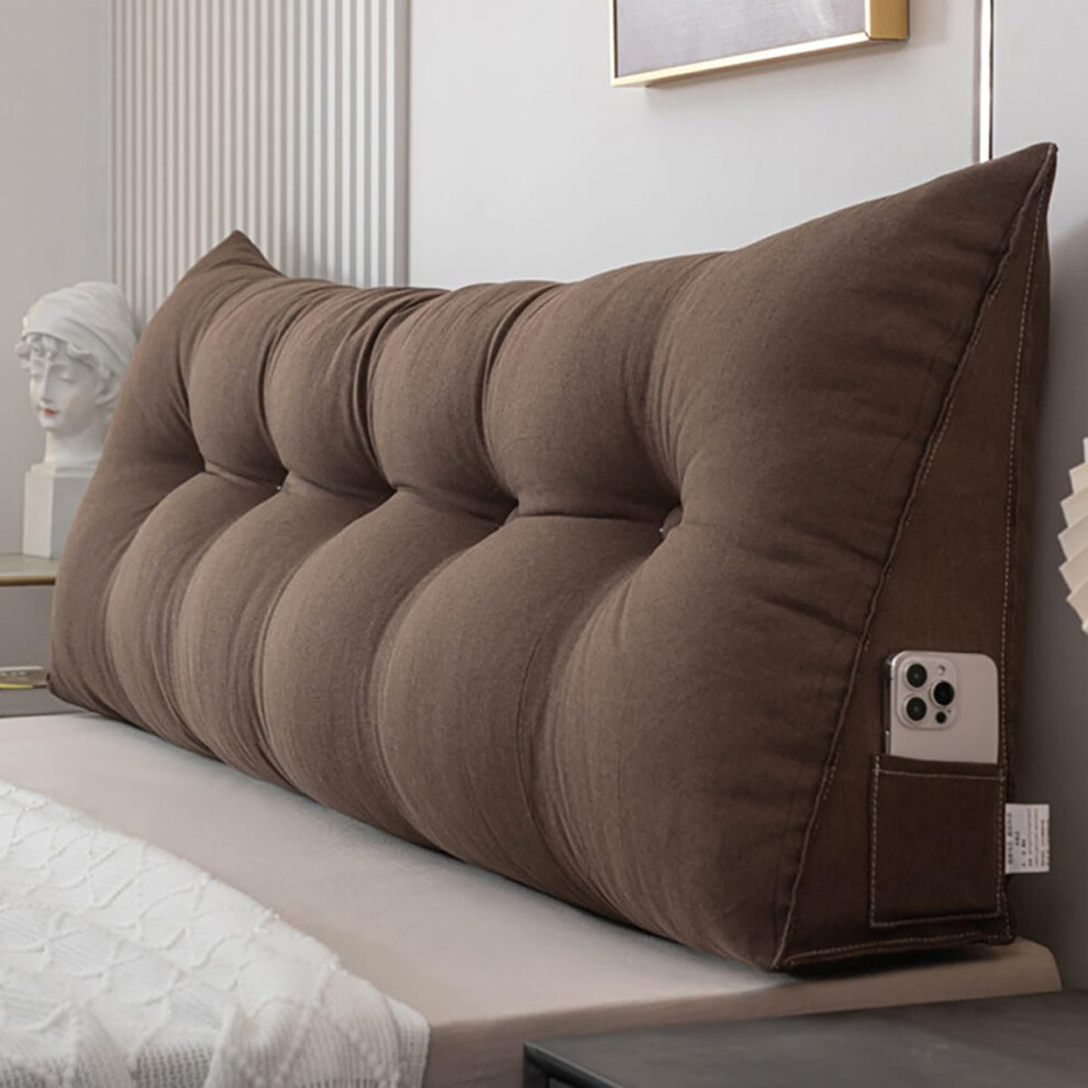 Wedge Pillow Headboard Back Rest Pillow For Bed Back Support Cushion For Sofa Soft And Breathable Fabric