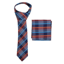 Classic Check Stripe Ties Men's Business Formal Designer Neckties Plaid And Stripe Ties For Wedding Party Office Wear Adjustable Width Synthetic Silk
