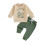 (18-24 Months, Khaki) Ensemble automnal 2 avec poches 1