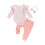 (3-6 Months, Pink) Completo autunnale per 3 pezzi. 1