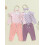 (6-9 Months, Purple) Completo autunnale per 3 pezzi. 3
